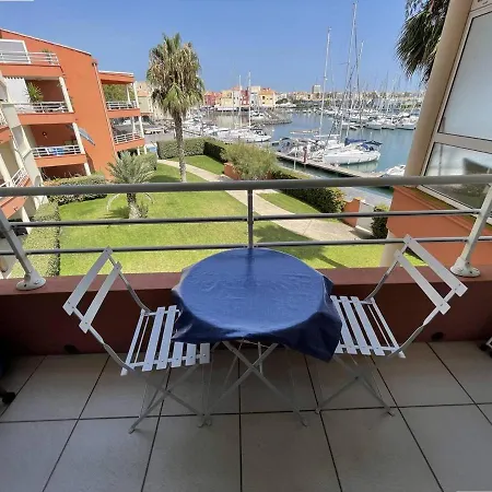 Apartmán Moderne, Centre Port Avec Piscine, Parking, Climatisation - Cap D'agde - Fr-1-723-37 Agde
